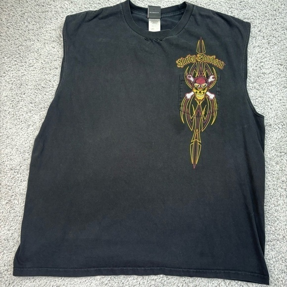 Harley Davidson Shirt Mens XXL Naples Florida Alligator Beach HD Authentic Basic - Picture 2 of 6